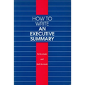 How to Write an Executive Summary