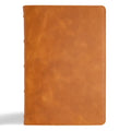 KJV Giant Print Bible, Holman Handcrafted Collection, Marbled Chestnut Premium Calfskin
