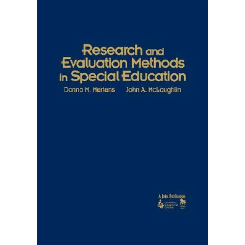 Research and Evaluation Methods in Special Education