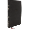 Nkjv, Thinline Reference Bible, Large Print, Leathersoft, Black, Thumb Indexed, Red Letter Edition, Comfort Print: Holy Bible, New King James Version