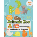 Animals Zoo: ABC Cursive Handwriting Workbooks for Preschool: (Tracing Alphabet Books for Kids)