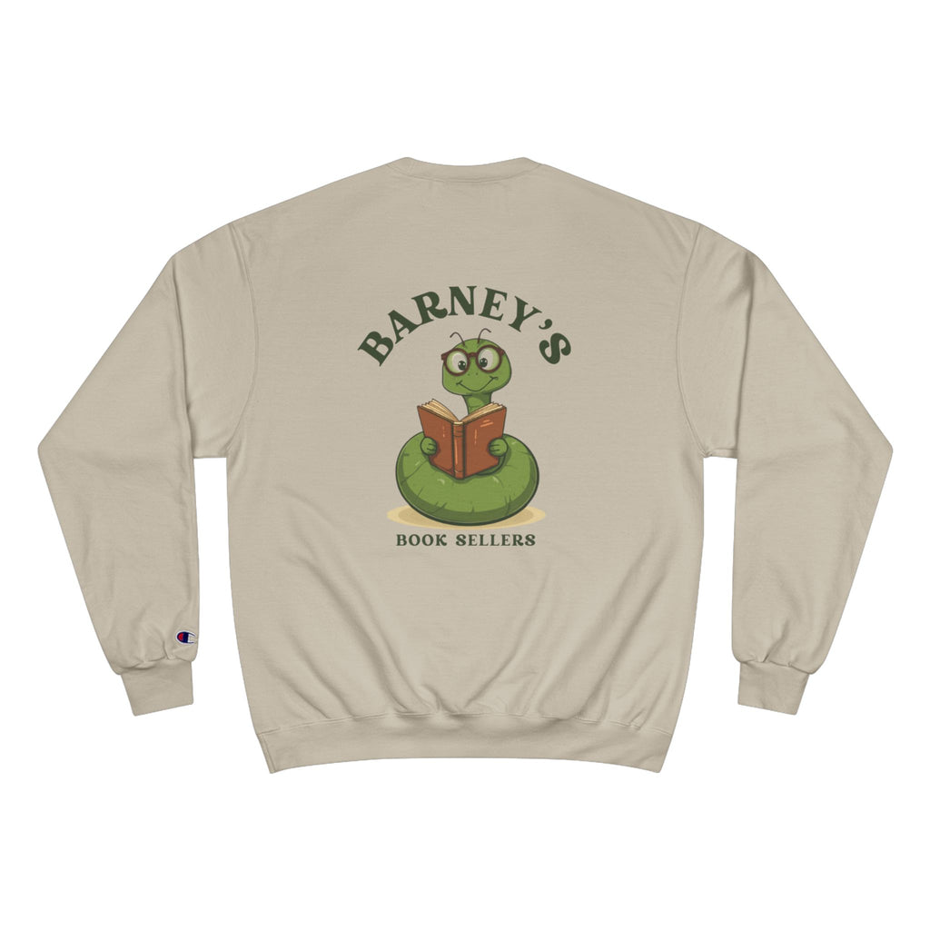 Barney's Book Sellers Sweatshirt — Champion Graphic Crewneck