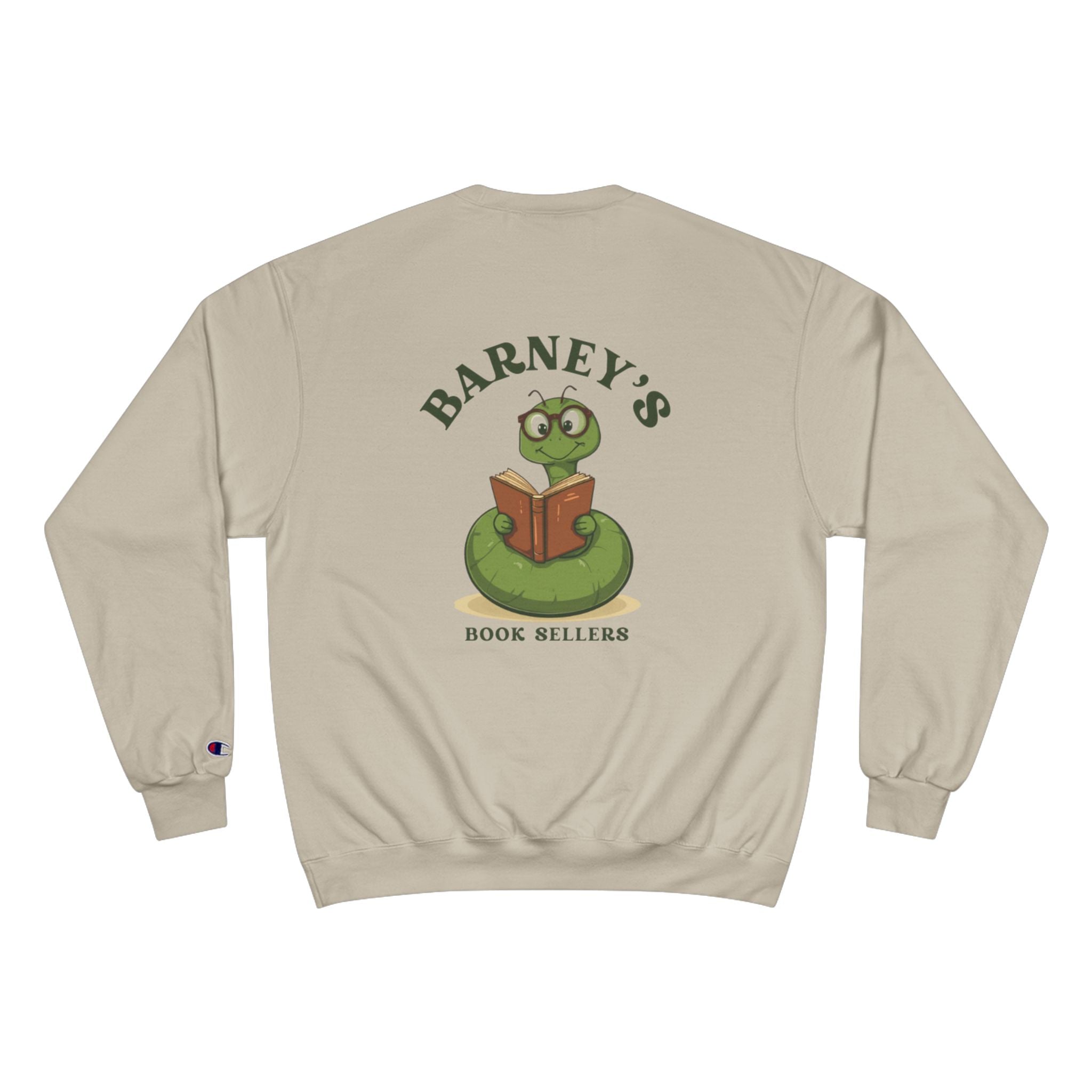 Barney's Book Sellers Sweatshirt — Champion Graphic Crewneck