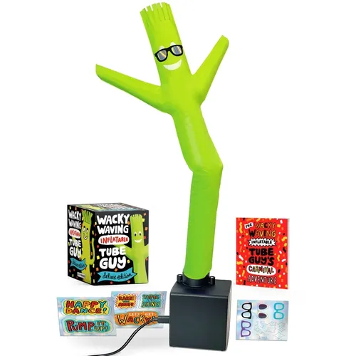 Wacky Waving Inflatable Tube Guy Deluxe Edition: Includes USB Cable and Vinyl Stickers
