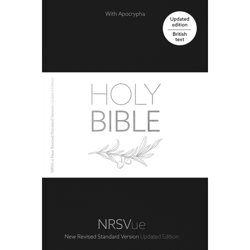 Nrsvue Holy Bible with Apocrypha, Black Hardback, Silver Foiled Cover, Silver Ribbon Marker, British Text, Nrsvue New Revised Standard Version Updated