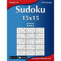 Sudoku 15x15 - Extreme - Volume 26 - 276 Puzzles