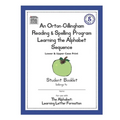 An Orton-Gillingham Reading & Spelling Program Learning the Alphabet Sequence: Upper and Lower Case Print