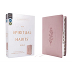 Niv, Spiritual Habits Bible, Leathersoft, Pink, Red Letter, Thumb Indexed, Comfort Print: Learn to Live a Gospel-Centered Life - Imitation Leather