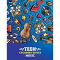 Teen Coloring Books: Music: Detailed Designs Of Guitars, Violins, Drums And More, Stress Relief Patterns, Coloring Book For Older Girls, Boys & Teenag