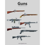 Guns Coloring Book for Grown-Ups 1 & 2 - Paperback