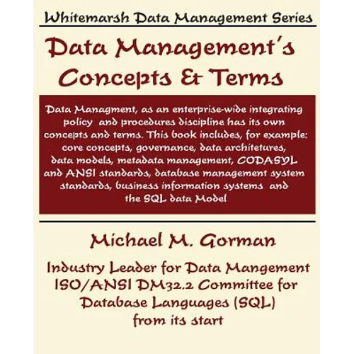 Data Management's Concepts & Terms
