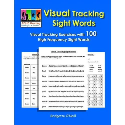 Visual Tracking Sight Words: Visual Tracking Exercises with 100 High Frequency Sight Words
