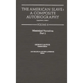 The American Slave: Mississippi Narratives Part 1, Supp. Ser. 1, Vol 6