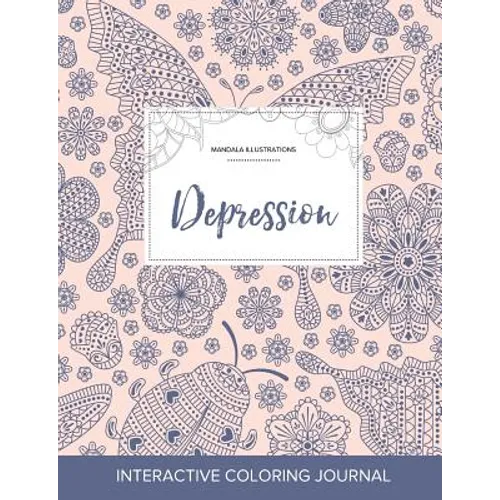 Adult Coloring Journal: Depression (Mandala Illustrations, Ladybug)