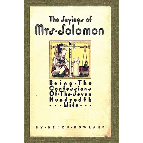 The Sayings of Mrs. Solomon