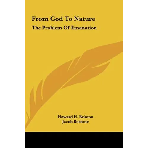 From God To Nature: The Problem Of Emanation