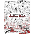 Inside the Lines: American Muscle: Adult Automotive Coloring Therapy - Paperback