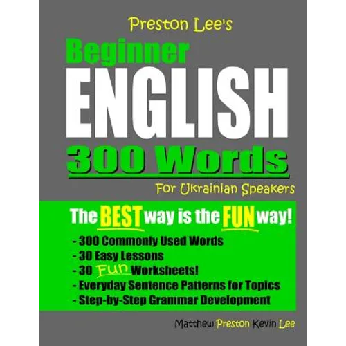 Preston Lee's Beginner English 300 Words For Ukrainian Speakers