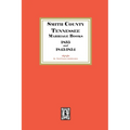 Smith County, Tennessee Marriage Books, 1838 and 1845-1854