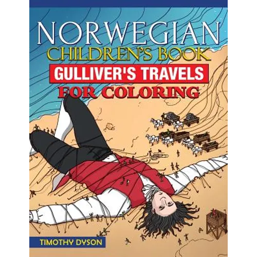 Norwegian Children's Book: Gulliver's Travels for Coloring