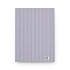 Striped Lavender Hardcover Journal — Elegant Matte Journal