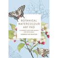 Botanical Watercolour Art Pad: 15 Flowers, Plants and Animals for You to Paint