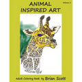 Animal Inspired Art, Volume 3: Adult Coloring Book