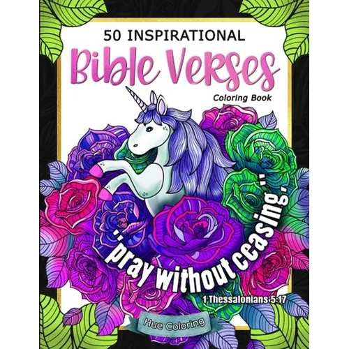 50 Inspirational Bible Verses Coloring Book