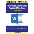 Microsoft Word 2016 Keyboard Shortcuts For Windows