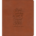 ESV Journaling Study Bible (Trutone, English Saddle, 1 Chronicles 28:9 Design)