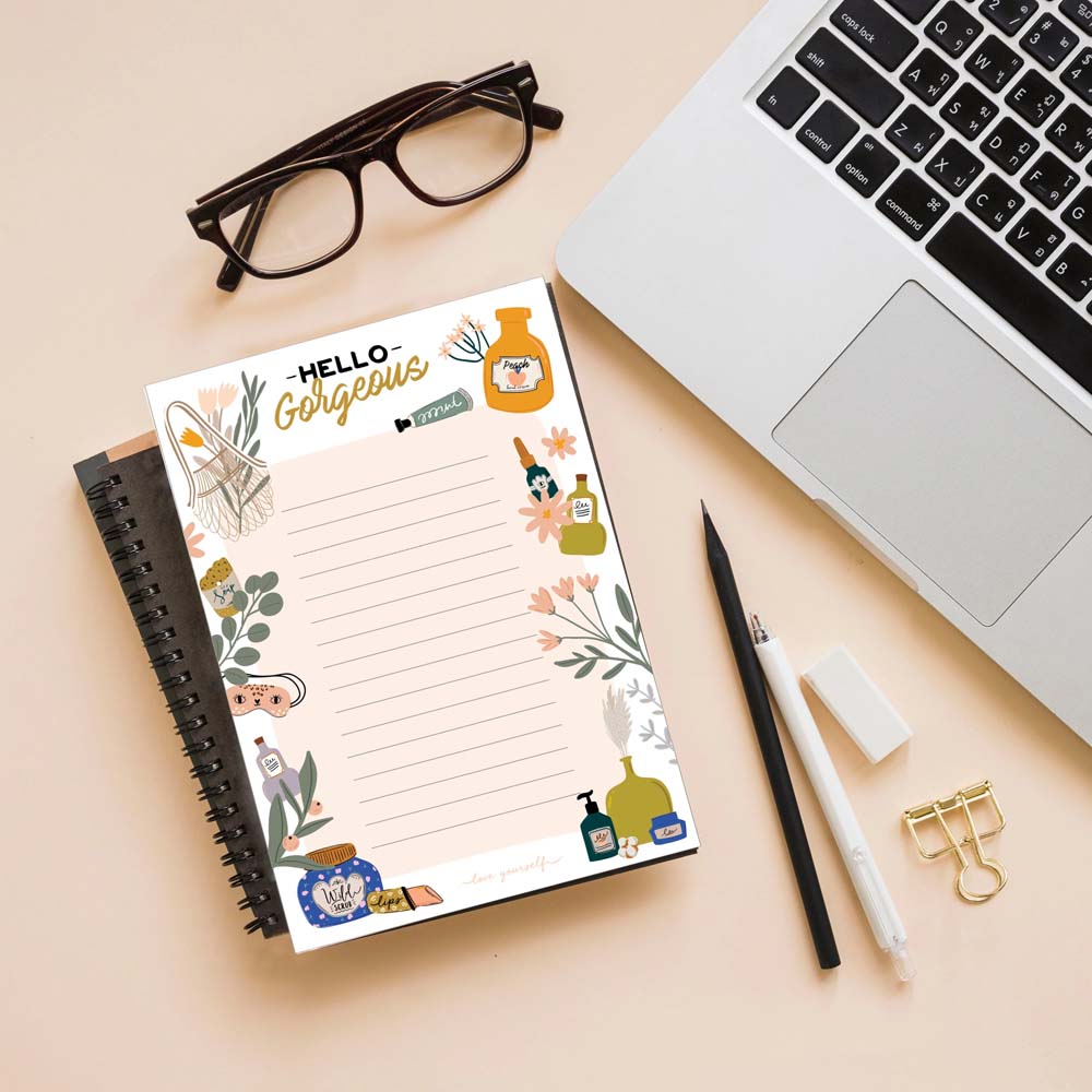 Hello Gorgeous To Do List Notepad, Pack of 2-2