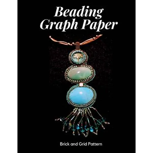 Beading Graph Paper - Brick and Grid Pattern: 8.5 x 11" Graph Paper for Beading Patterns / Beading Grid Paper / Seed Beading Graph Paper / Delica Bead