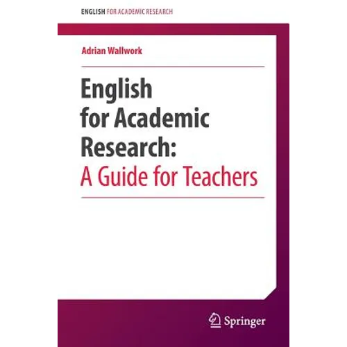 English for Academic Research: A Guide for Teachers