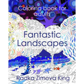 Fantastic Landscapes: Stress Relieving Adult Coloring Book