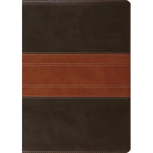 ESV Study Bible, Large Print (Trutone, Forest/Tan, Trail Design)