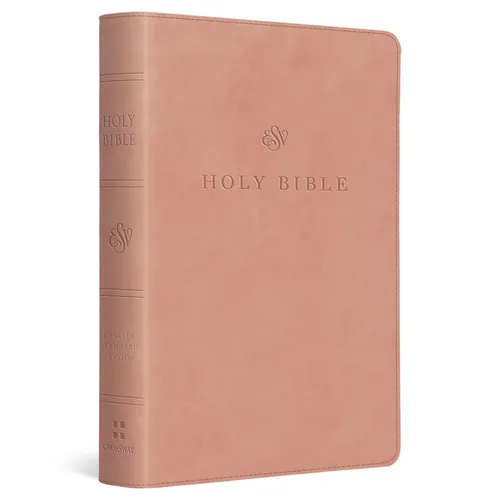 ESV Large Print Compact Bible (Trutone, Blush Rose)