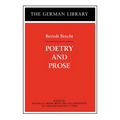 Poetry and Prose: Bertolt Brecht