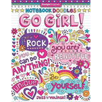 Notebook Doodles Go Girl!: Coloring & Activity Book - Paperback