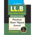 LL.B-Five Years Course Entrance Exam Previous Years' Papers [Solved]
