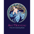 Art Nouveau Fine Art Coloring Book: An Adult Coloring Book