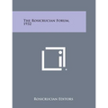 The Rosicrucian Forum, 1932