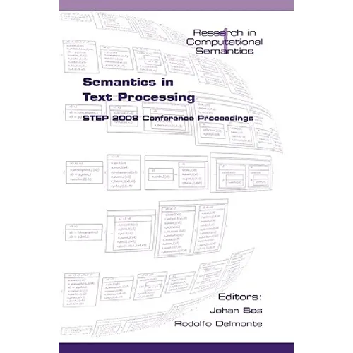 Semantics in Text Processing: Step 2008 Conference Proceedings