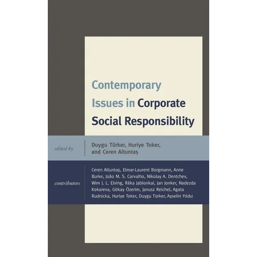 Contemporary Issues in Corporate Social Responsibility