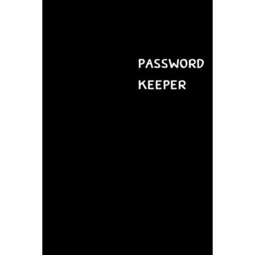 Password Keeper: Large (6 x 9 inches) - 100 Pages - Black Cover: Keep your usernames, passwords, social info, web addresses and securit