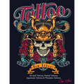 Coloring Book Tattoo New School: 50 skull Tattoos, Animal Tattoos, Japanese Tattoos & Monsters Tattoos
