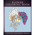 Flower Coloring Book: 30 Beautiful Doodle Style Hand Drawn Stress Relief Coloring Pages. Each Page Has A Pretty Flower And Bird Or Garden Creature.