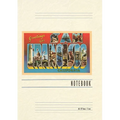 Vintage Lined Notebook Greetings from San Francisco, California