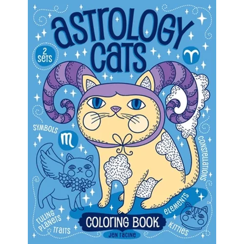 Astrology Cats Coloring Book