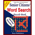 Senior Citizens' word search puzzle book