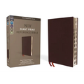 NIV, Reference Bible, Giant Print, Bonded Leather, Burgundy, Red Letter Edition, Indexed, Comfort Print